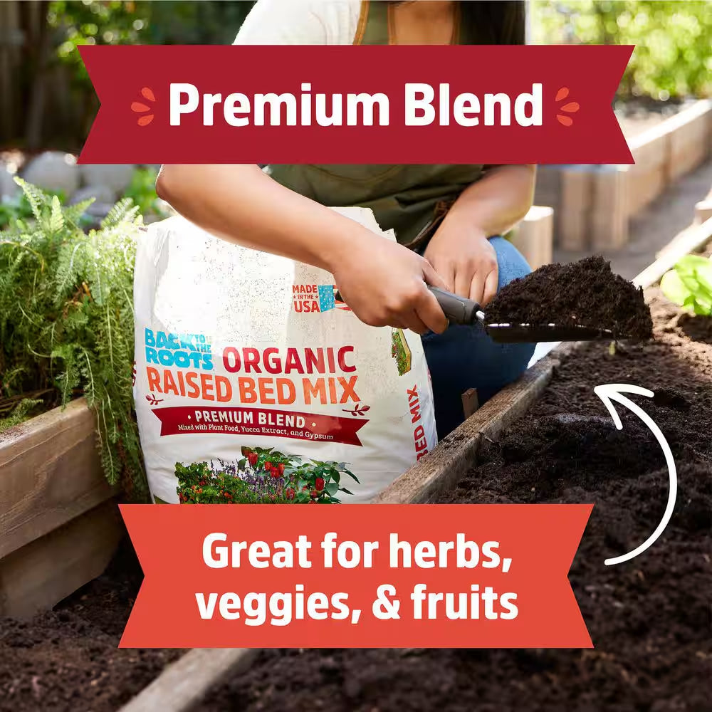 Organic Bulk Raised Bed Soil Truckload (1200 1 Cu. Ft. Bags)