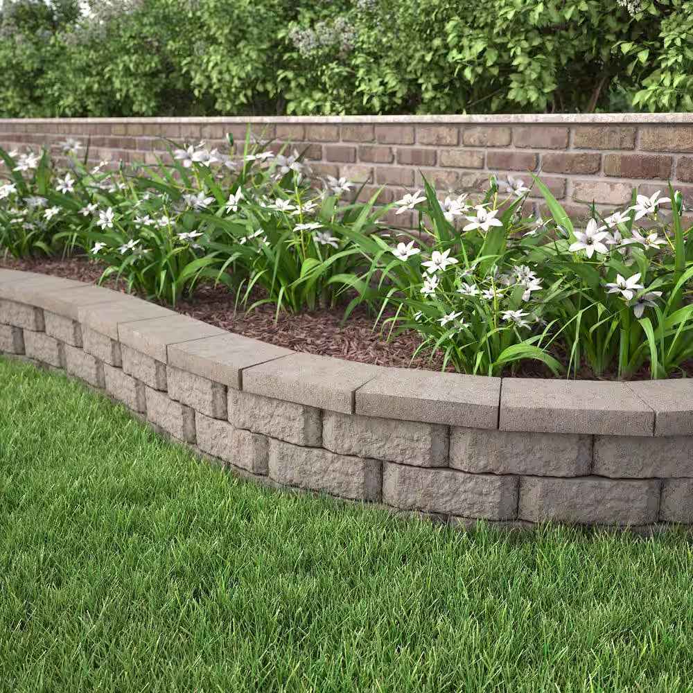 4 In. X 11.75 In. X 6.75 In. Fieldstone Concrete Retaining Wall Block (144 Pcs. / 46.5 Sq. Ft. / Pallet)