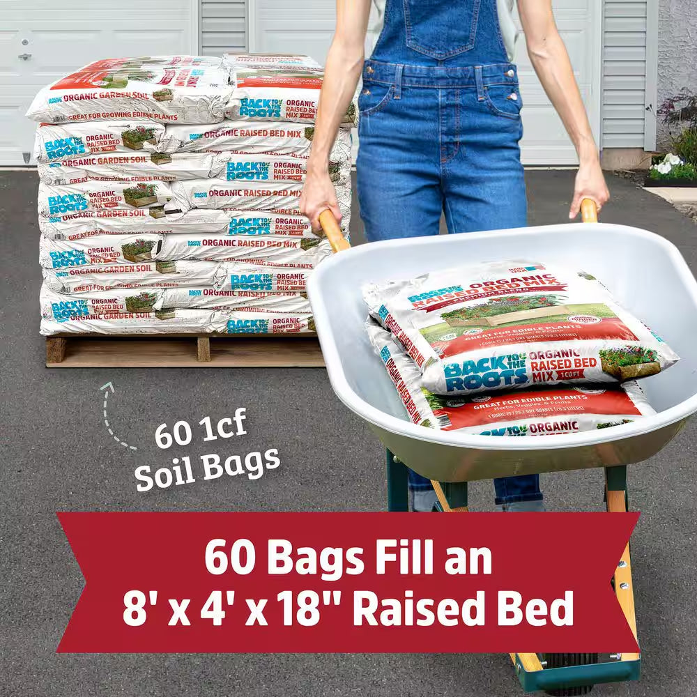 Organic Bulk Raised Bed Soil Truckload (1200 1 Cu. Ft. Bags)