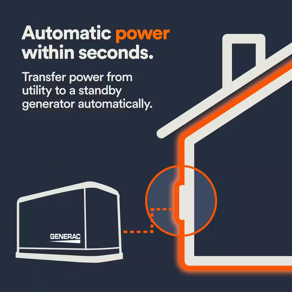 400 Amp Service Rated 120/240-Volt Single Phase NEMA 3R Smart Transfer Switch