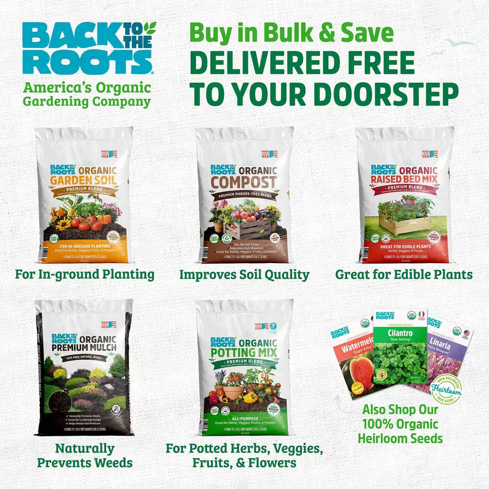 Organic Bulk Raised Bed Soil Truckload (1200 1 Cu. Ft. Bags)