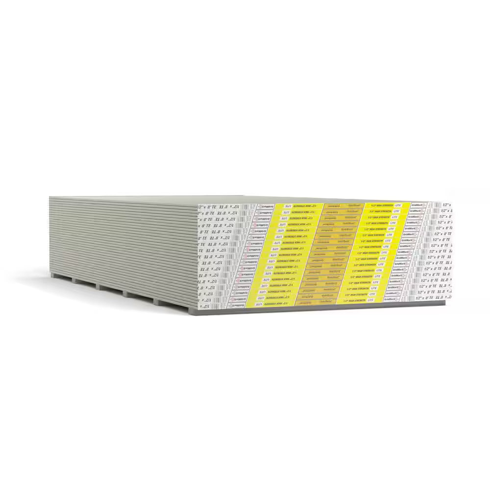 High Strength LITE Gypsum Board 1/2 In. X 4 Ft. X 8 Ft.