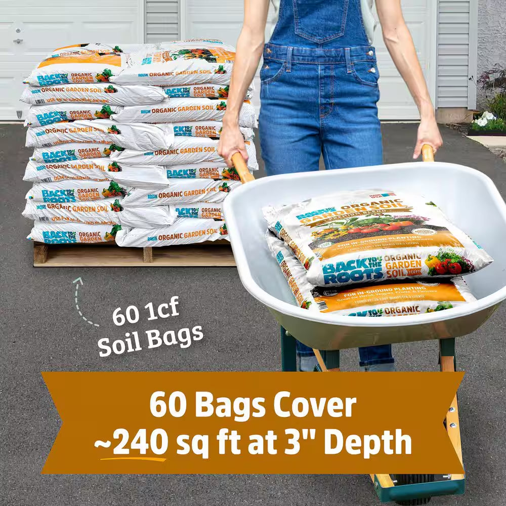 Organic Bulk Garden Soil Truckload (1200 1 Cu. Ft. Bags)