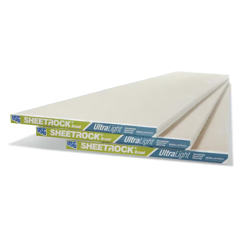 1/2 In. X 4 Ft. X 8 Ft. Ultralight Drywall