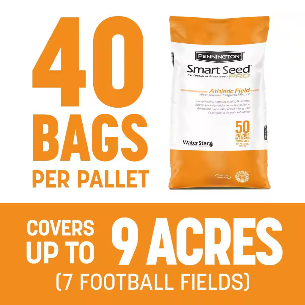 Smart Seed Professional Athletic Mix 50 Lbs. 5,000 Sq. Ft. Grass Seed Pallet (40-Bags)