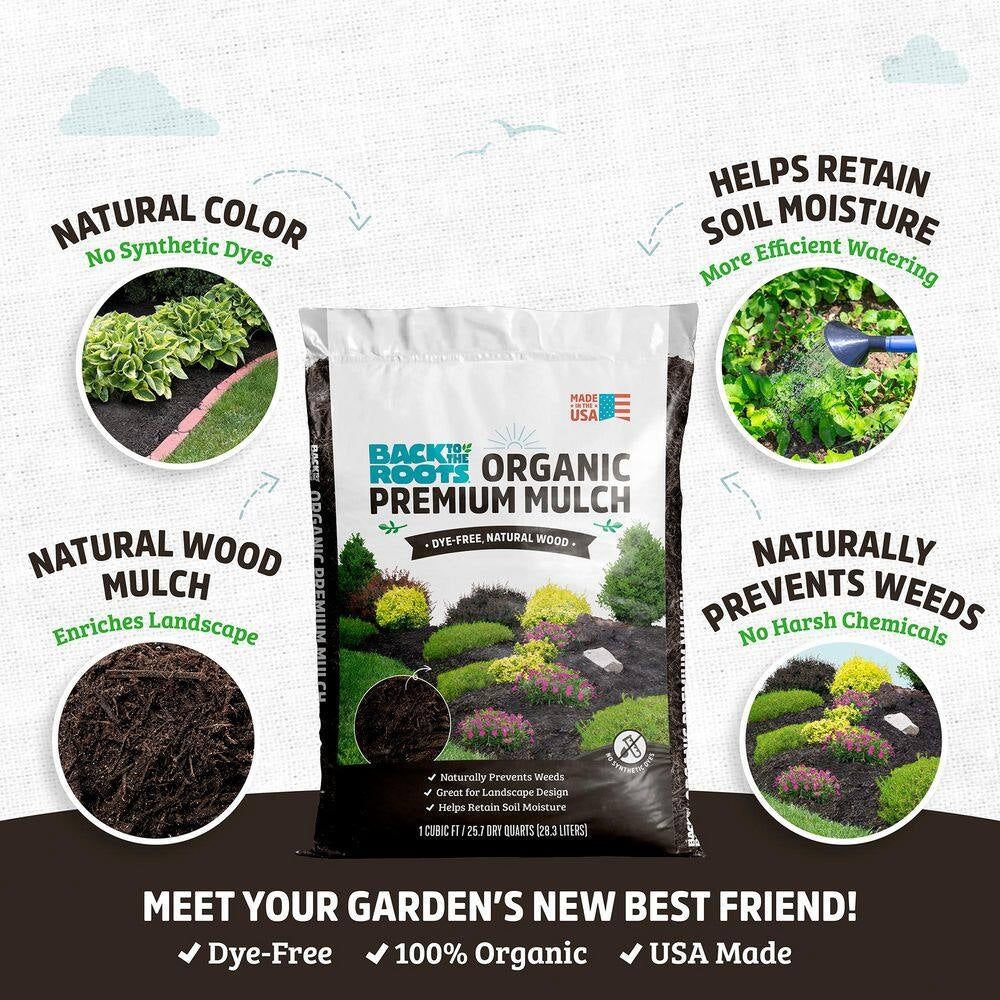 Organic Value Bulk Bark Bagged Mulch Truckload (1200 1 Cu. Ft. Bags)