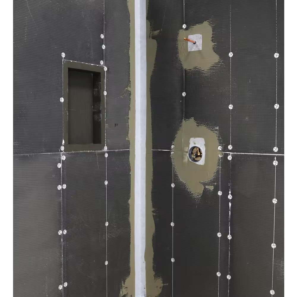 Watershield Shower System 4 Ft. L X 8 Ft. W X 0.5 In. H Tileable Backer Board 50-Piece Pallet