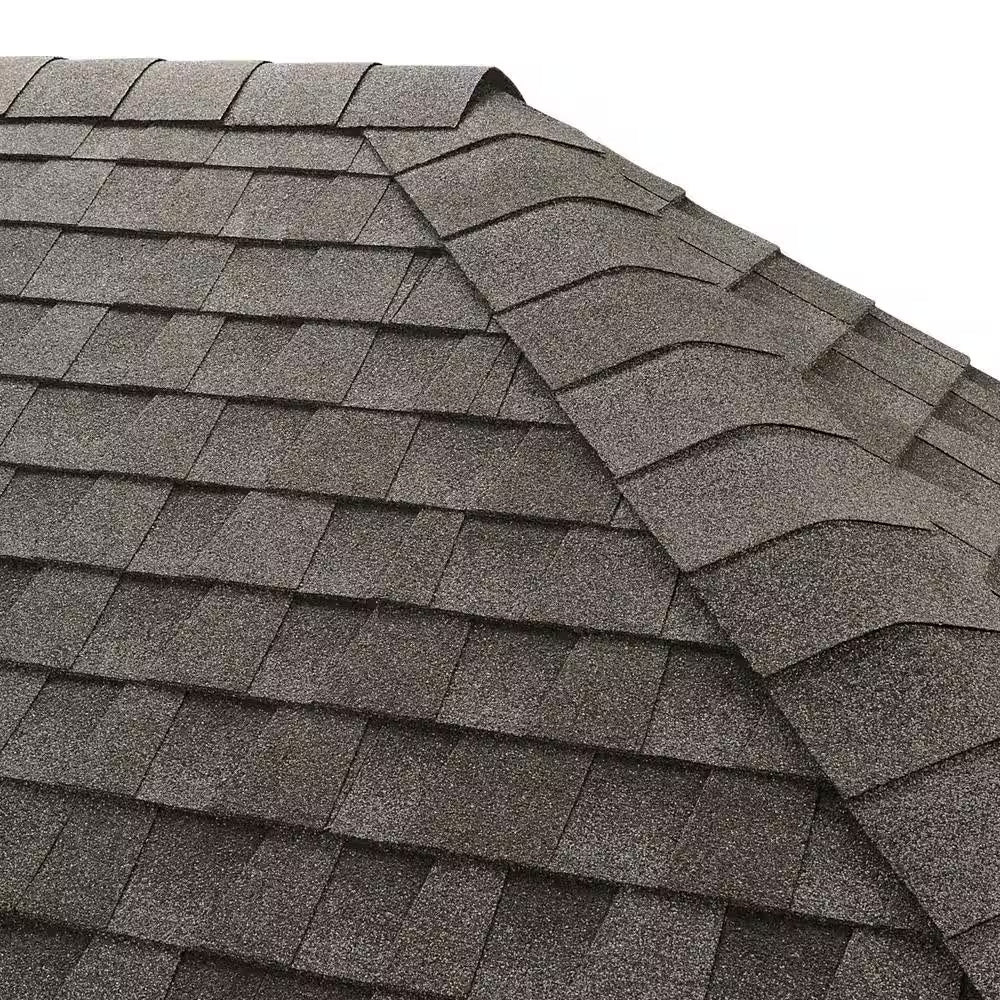 Seal-A-Ridge Pewter Gray Hip and Ridge Cap Roofing Shingles (25 Linear Ft. per Bundle)