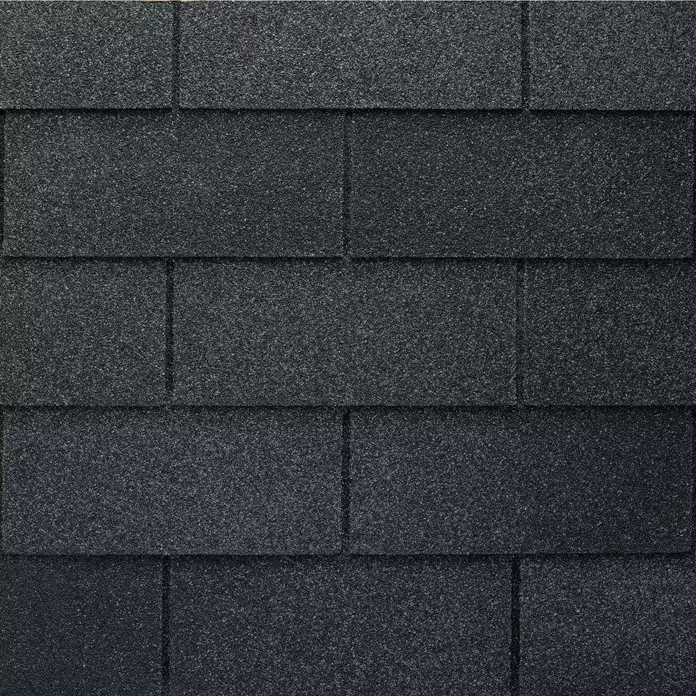 Royal Sovereign Charcoal Algae Resistant 3-Tab Roofing Shingles (33.33 Sq. Ft. Per. Bundle) (26-Pieces)