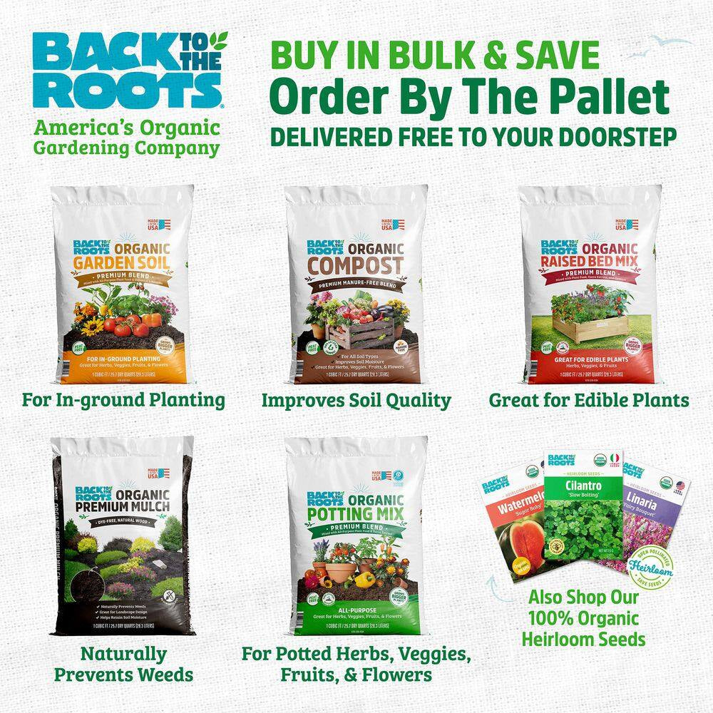 Organic Bulk Garden Soil Truckload (1200 1 Cu. Ft. Bags)