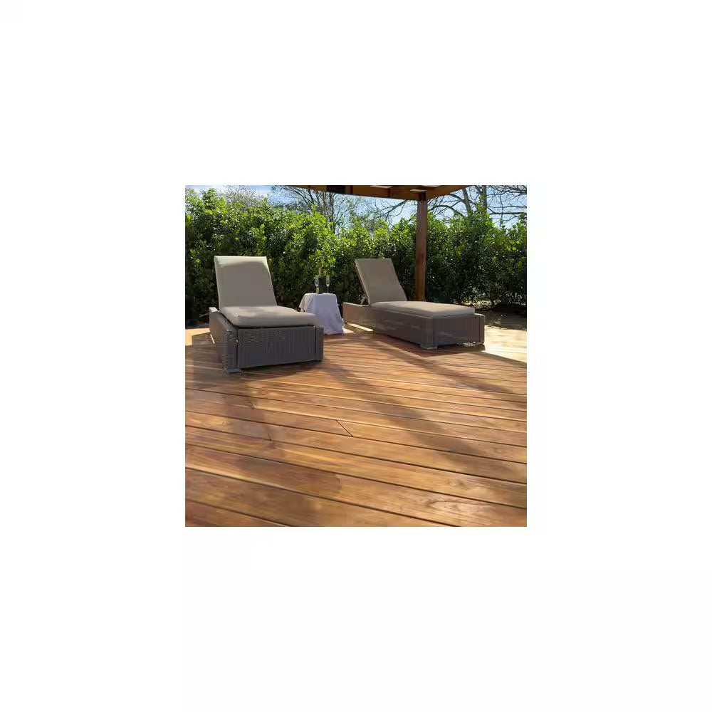 Sunrise Teak, 1 In. X 6 In. X 7 Ft. Premium Natural, Costa Rica Teak Decking Board, 500 Sq. Ft.