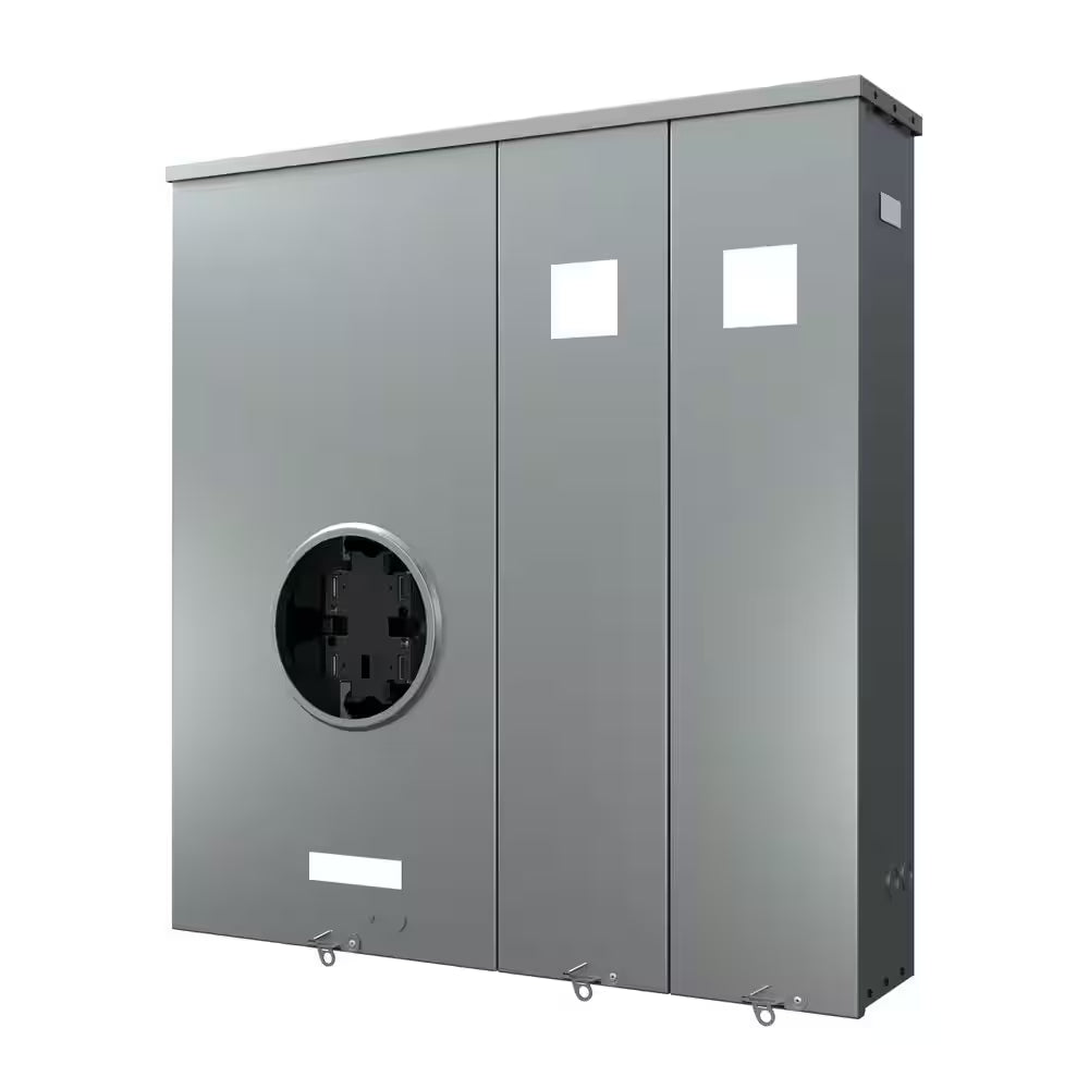 400 Amp 4-Space 2-Circuit Overhead/Underground Fed Ringless Type Meter Main