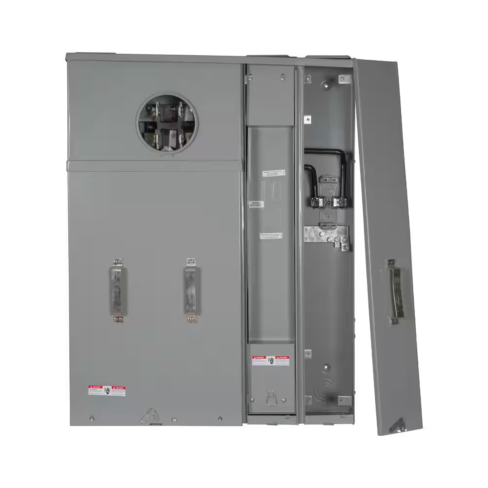 400 Amp 4-Space 2-Circuit Overhead/Underground Fed Ringless Type Meter Main
