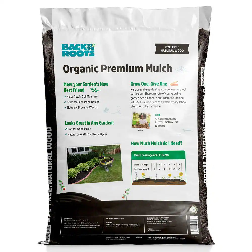 Organic Value Bulk Bark Bagged Mulch Truckload (1200 1 Cu. Ft. Bags)