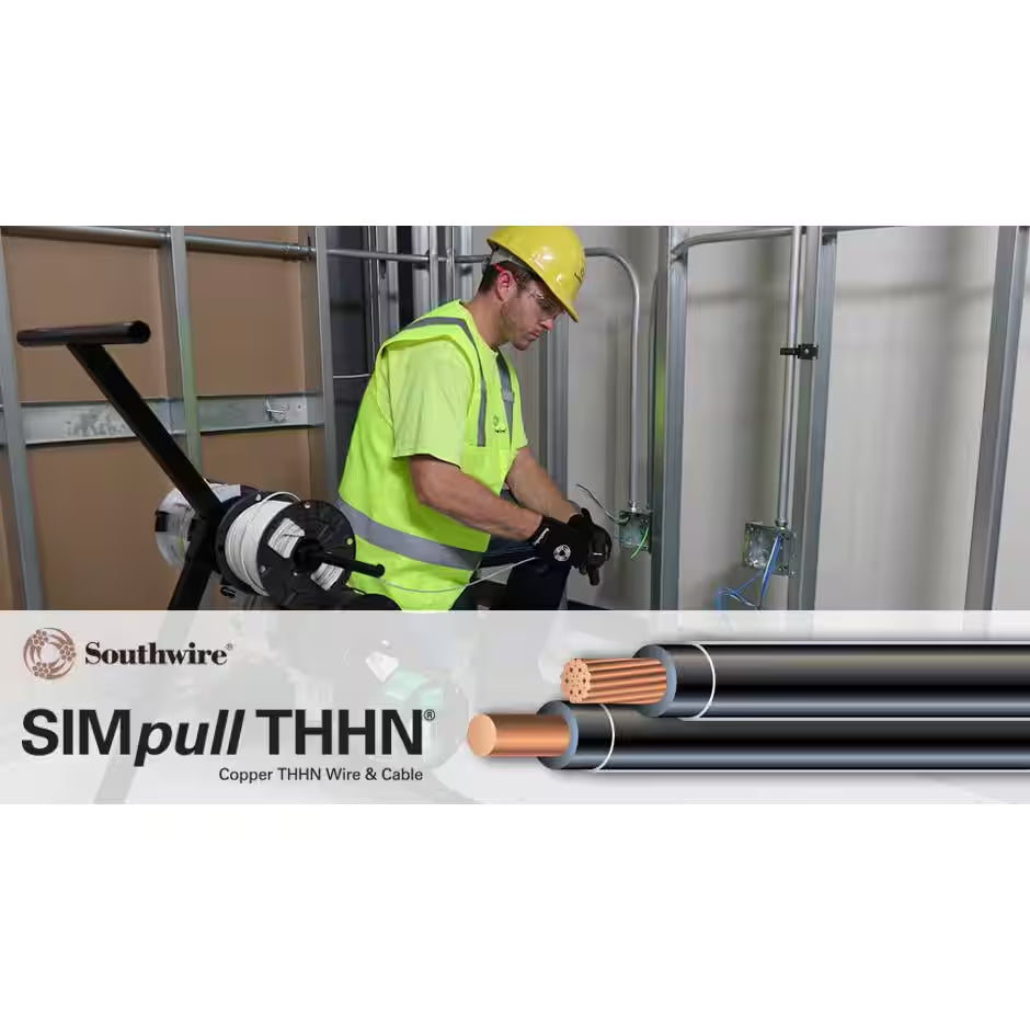 250 Ft. 3/0 Black Stranded CU Simpull THHN Wire