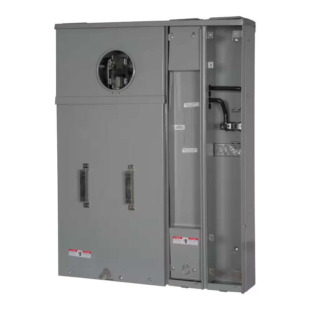400 Amp 4-Space 2-Circuit Overhead/Underground Fed Ringless Type Meter Main