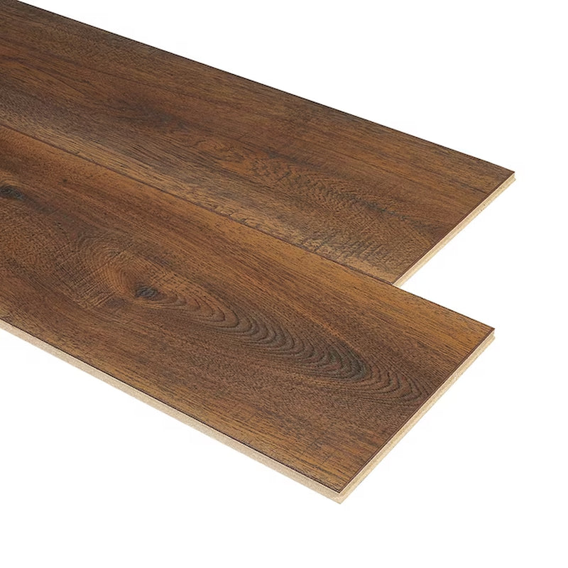 Studio + Spill Repel Aged Hickory 12-Mm T X 7-In W X 48-In L Waterproof Laminate Wood Flooring ( 19.63-Sq Ft / Carton )