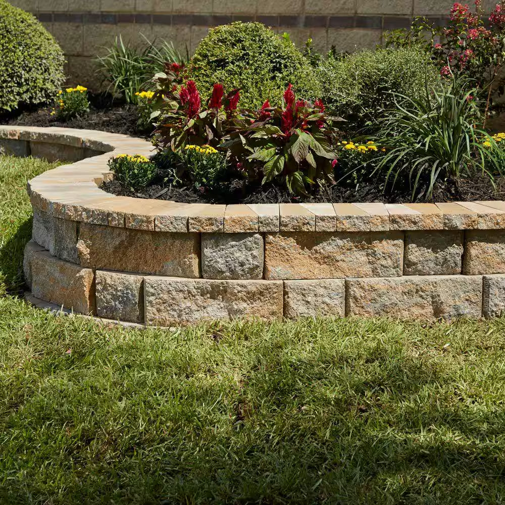 Rockwall Small 4 In. X 11.75 In. X 6.75 In. Yukon Concrete Retaining Wall Block (144 Pcs. / 46.5 Sq. Ft. / Pallet)