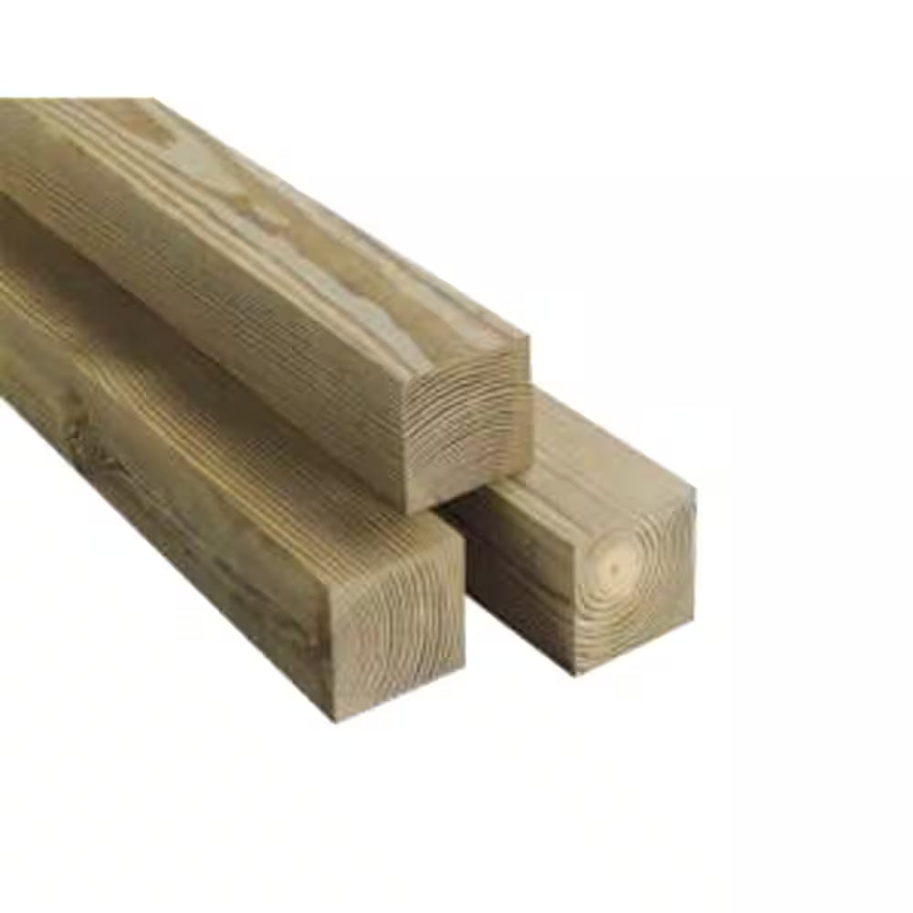 4 In. X 4 In. X 16 Ft. #2 Pressure-Treated Timber
