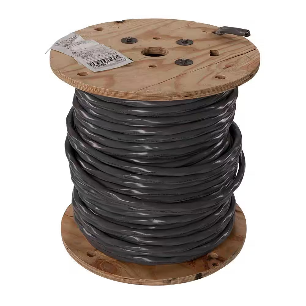 500 Ft. 2-2-2-4 Gray Stranded AL SER Cable
