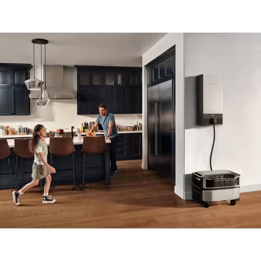 Battery Generator 6144Wh Delta Pro Ultra W/Smart Home Panel 2,7200W Output, LFP Power Station Home Backup, Push-Button
