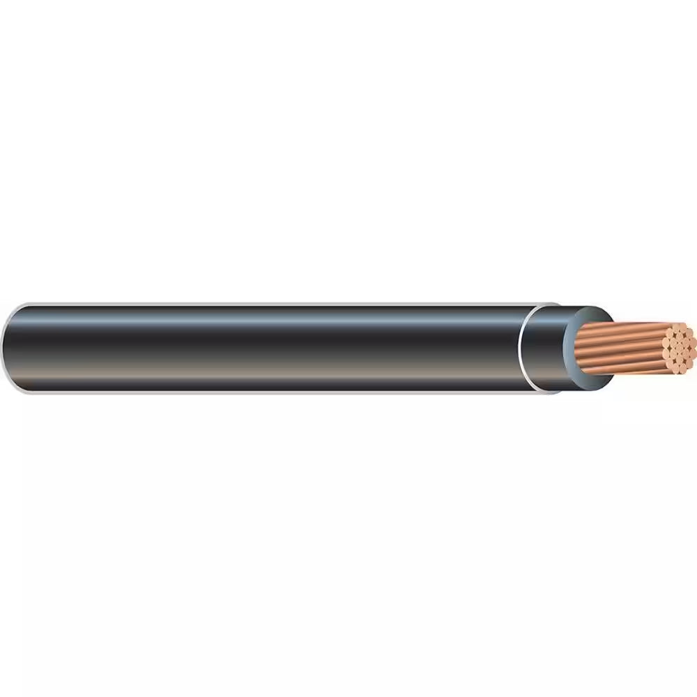 2,500 Ft. 10 Black Stranded CU XHHW Wire