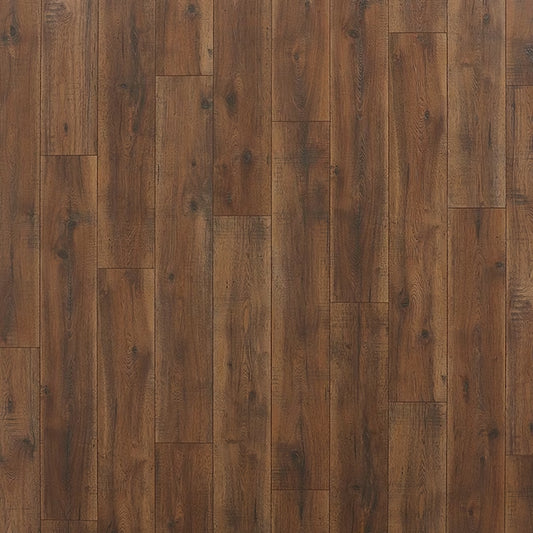 Studio + Spill Repel Aged Hickory 12-Mm T X 7-In W X 48-In L Waterproof Laminate Wood Flooring ( 19.63-Sq Ft / Carton )