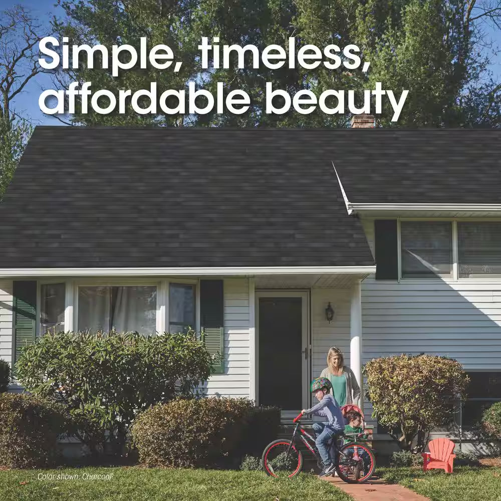 Royal Sovereign Charcoal Algae Resistant 3-Tab Roofing Shingles (33.33 Sq. Ft. Per. Bundle) (26-Pieces)