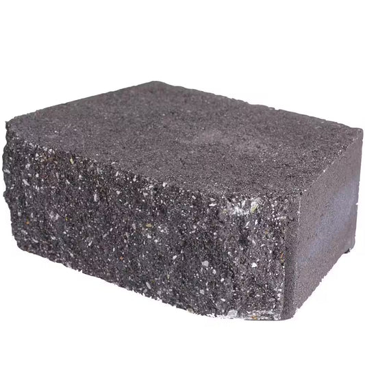 4 In. H X 11.63 In. W X 6.75 In. D Charcoal Retaining Wall Block (144-Pieces/46.6 Sq. Ft. /Pallet)