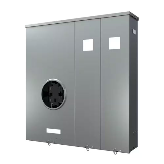 400 Amp 4-Space 2-Circuit Overhead/Underground Fed Ringless Type Meter Main