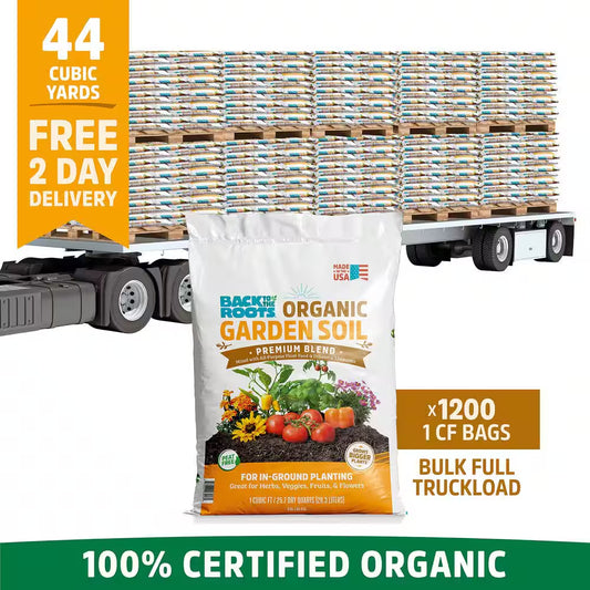 Organic Bulk Garden Soil Truckload (1200 1 Cu. Ft. Bags)