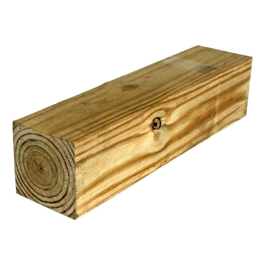 6 In. X 6 In. X 8 Ft. #2 Pressure-Treated Ground Contact Southern Pine Timber