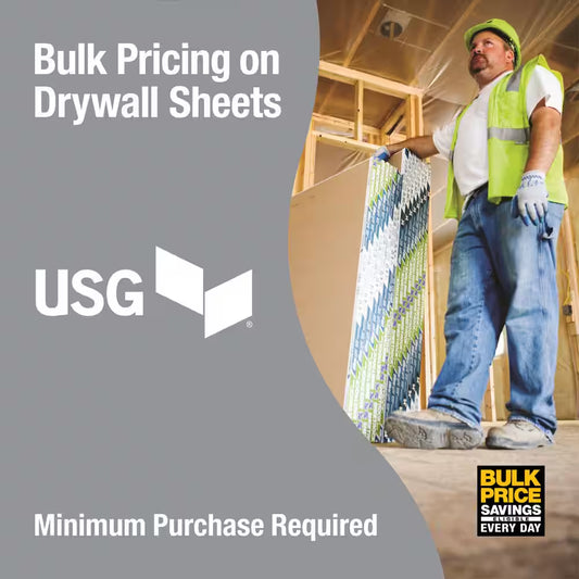 1/2 In. X 4 Ft. X 8 Ft. Ultralight Mold Tough Drywall